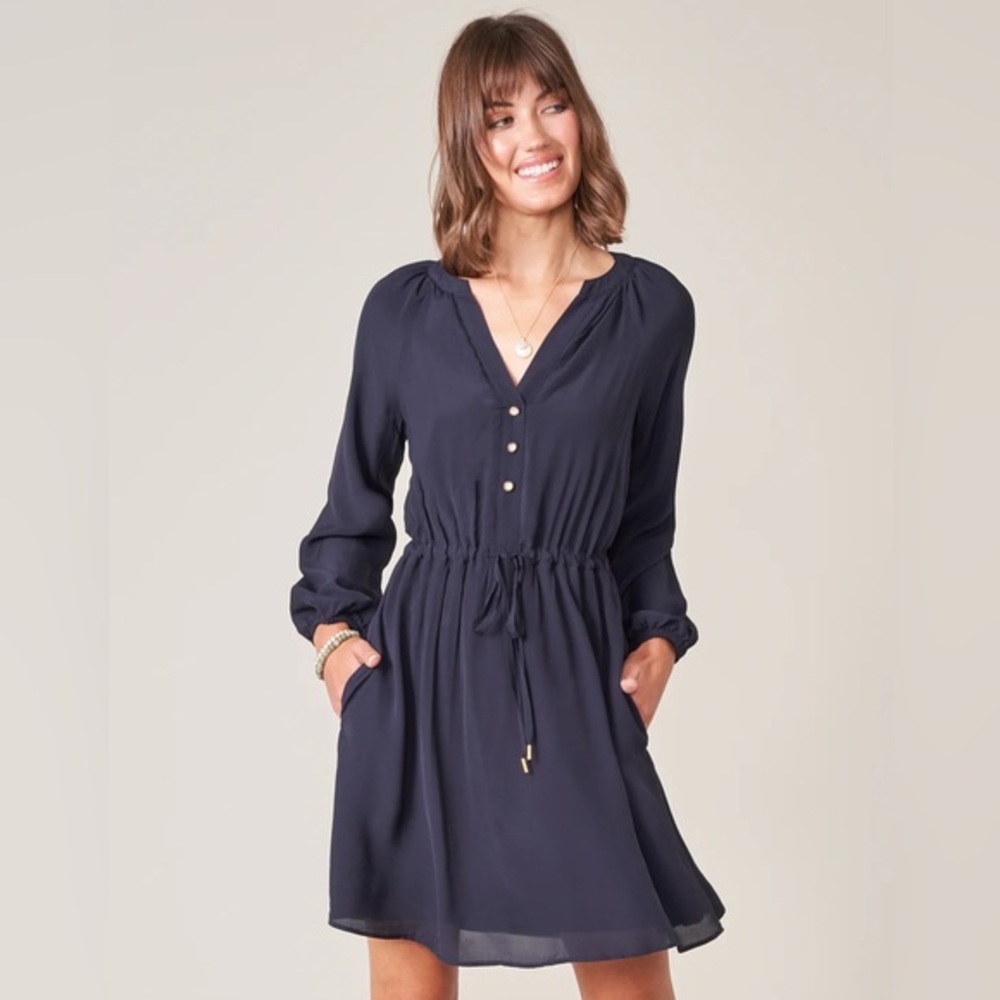 Spartina Catalina Dress Slate Blue navy